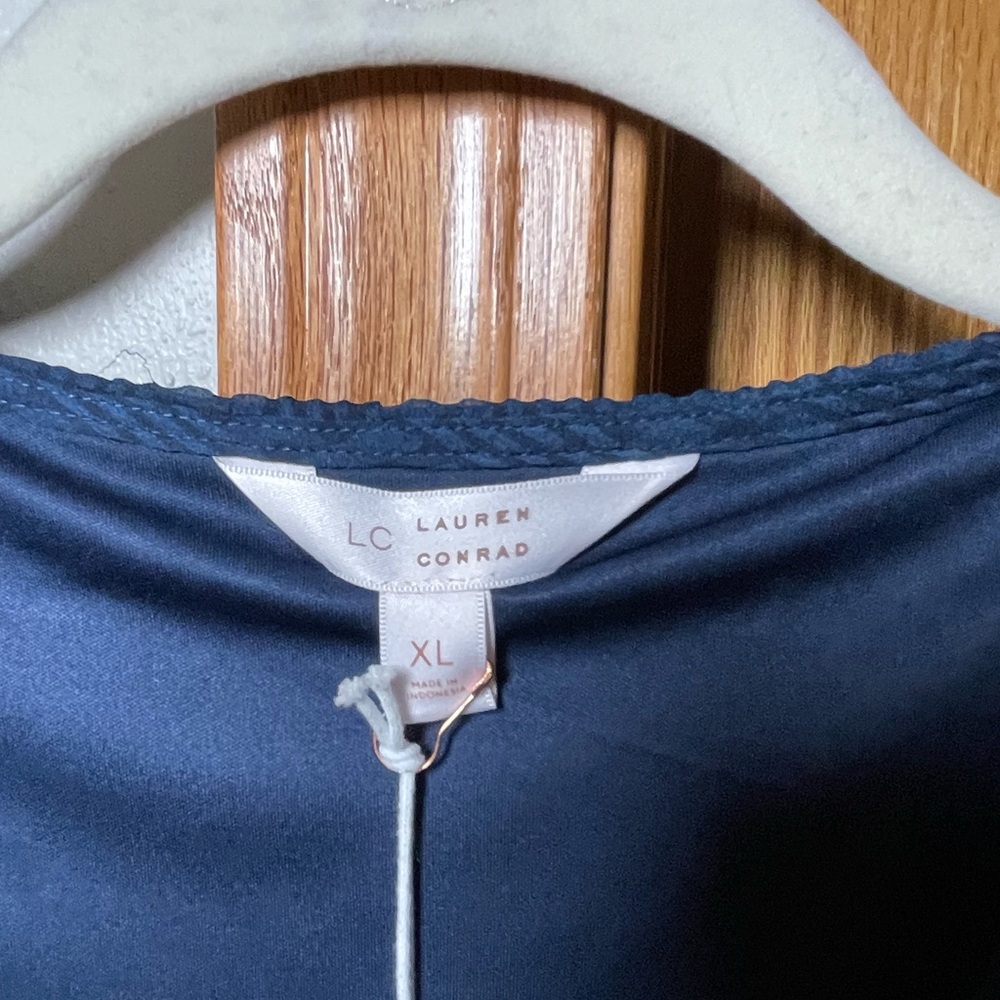 Lauren Conrad Navy Blue Dress